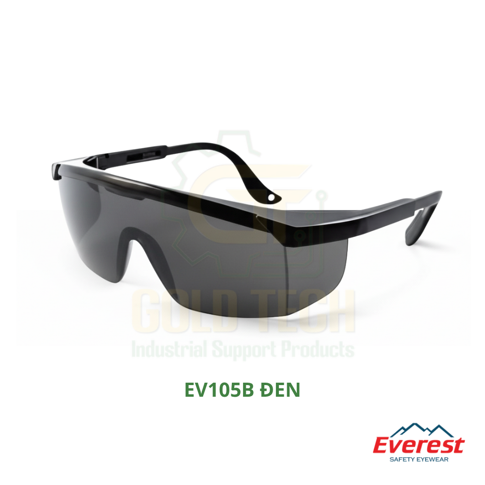 KÍNH BẢO HỘ EVEREST EV105B CHỐNG BỤI, CHỐNG VA ĐẬP, TRÒNG TRONG SUỐT, KÍNH BẢO HỘ LAO ĐỘNG - Ảnh 3